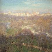 Metcalf, Willard Leroy Early Spring Afternoon-Central Park oil painting picture wholesale